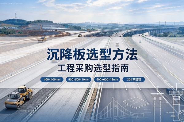 惠济沉降板选择方法