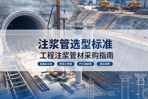 惠济注浆管选型标准