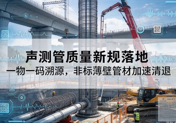 惠济声测管质量新规落地，一物一码溯源，非标薄壁管材加速清退