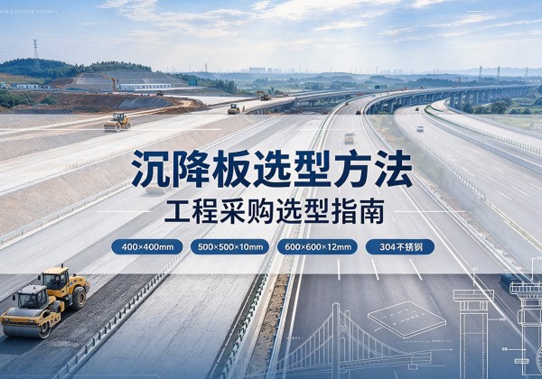 惠济沉降板选择方法